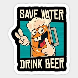 Getting Drunk Beer Sticker